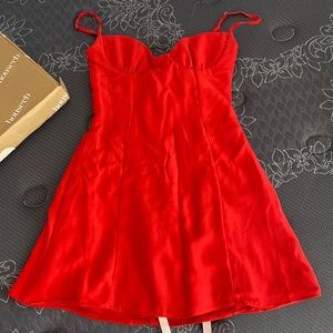 House of CB, Christiana red mini dresss
